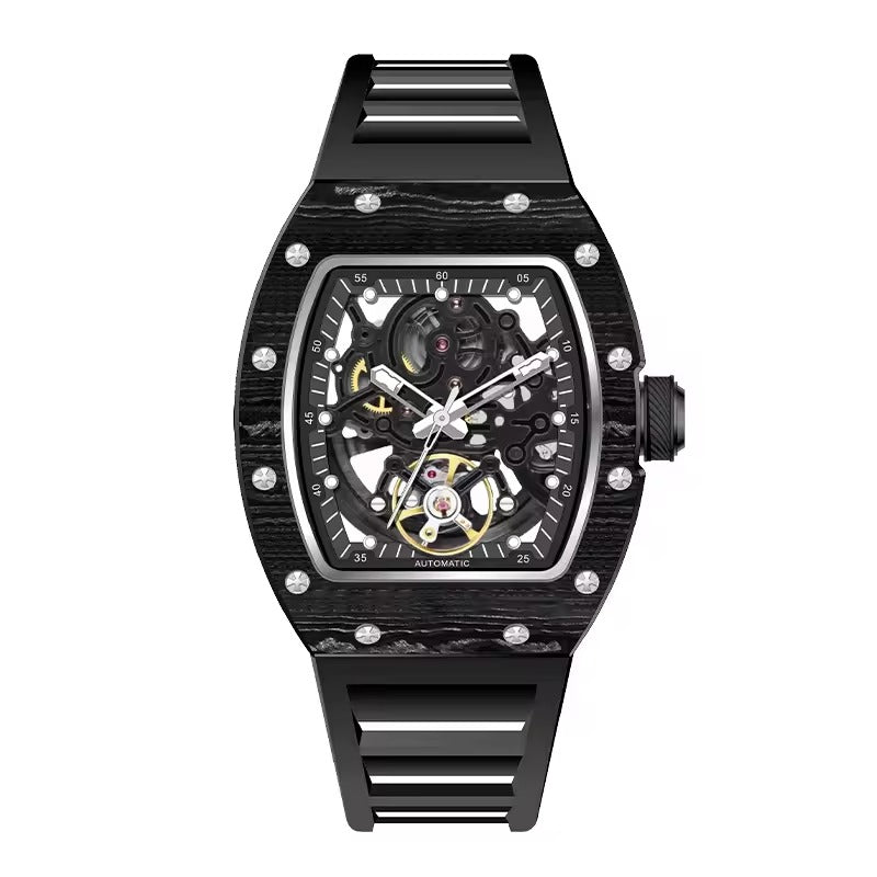 MEGIR 9-190G-12 Luxury Automatic Skeleton Watch – 30M