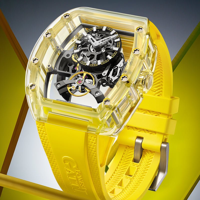 Bonest Gatti Mens Wrist Bands Luxury Tourbillon Automatic Mechanical Watch - Zavion Watches Store