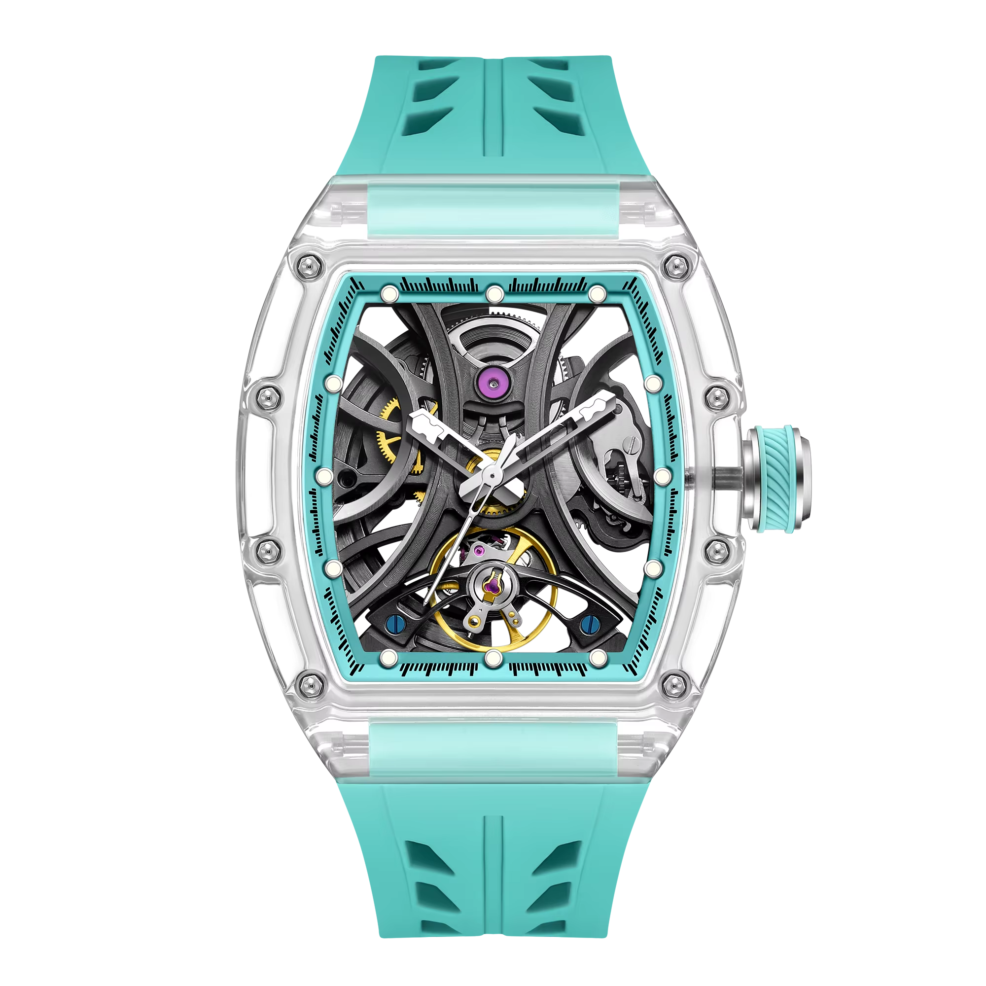 195G Skeleton Tourbillon Automatic Mechanical Watch