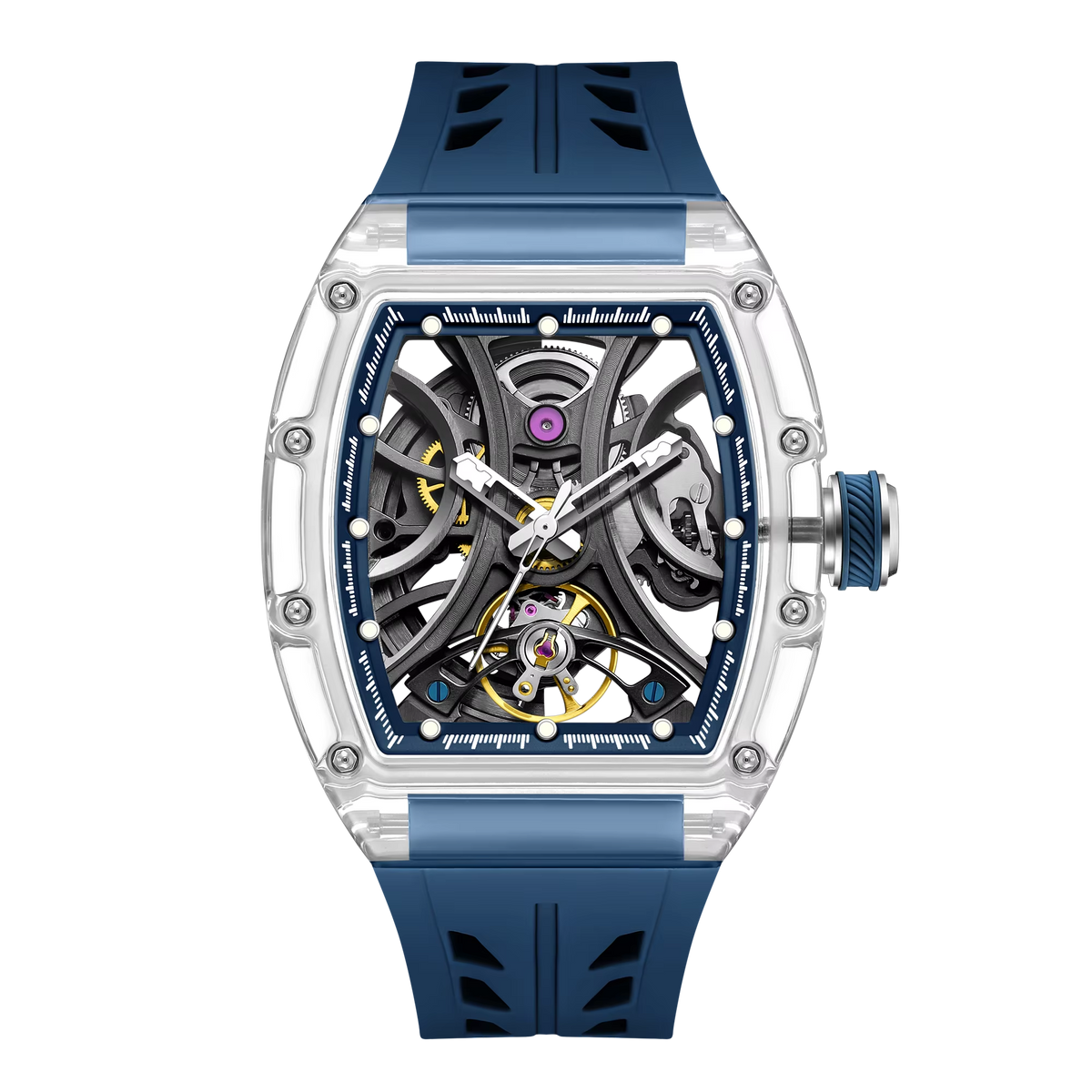 195G Skeleton Tourbillon Automatic Mechanical Watch – Zavion Watches