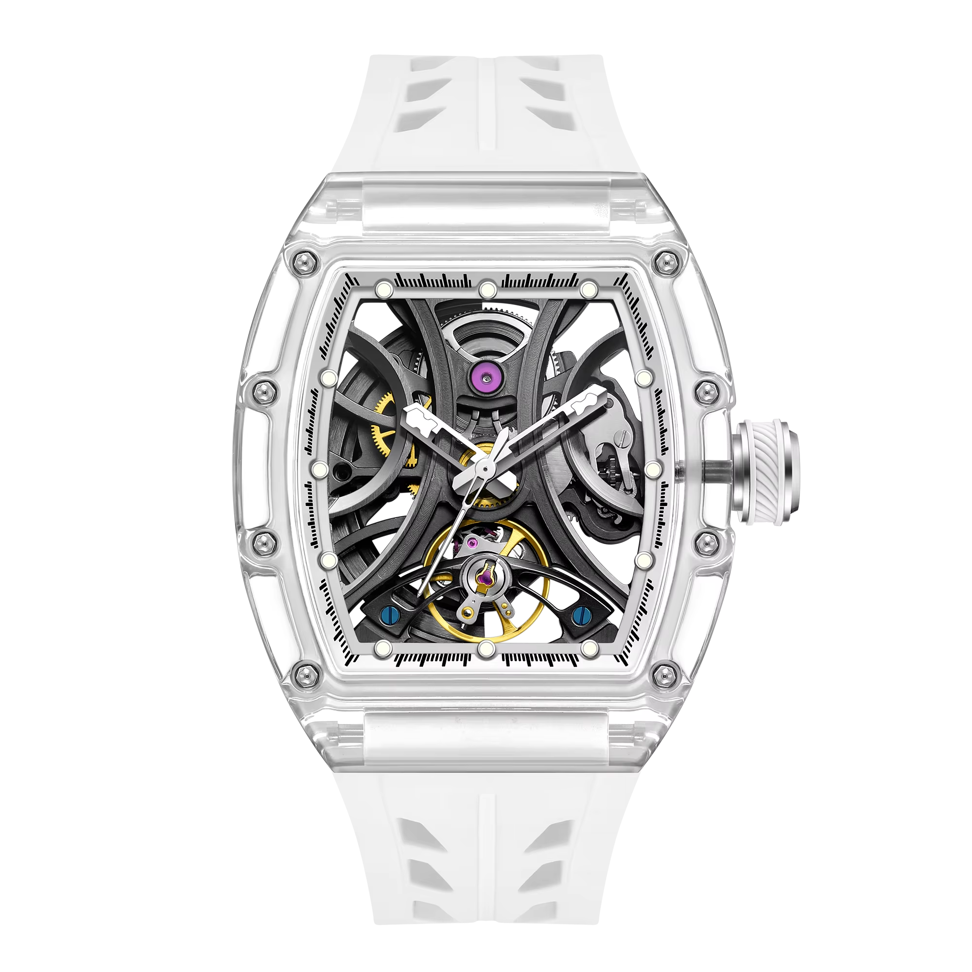 195G Skeleton Tourbillon Automatic Mechanical Watch
