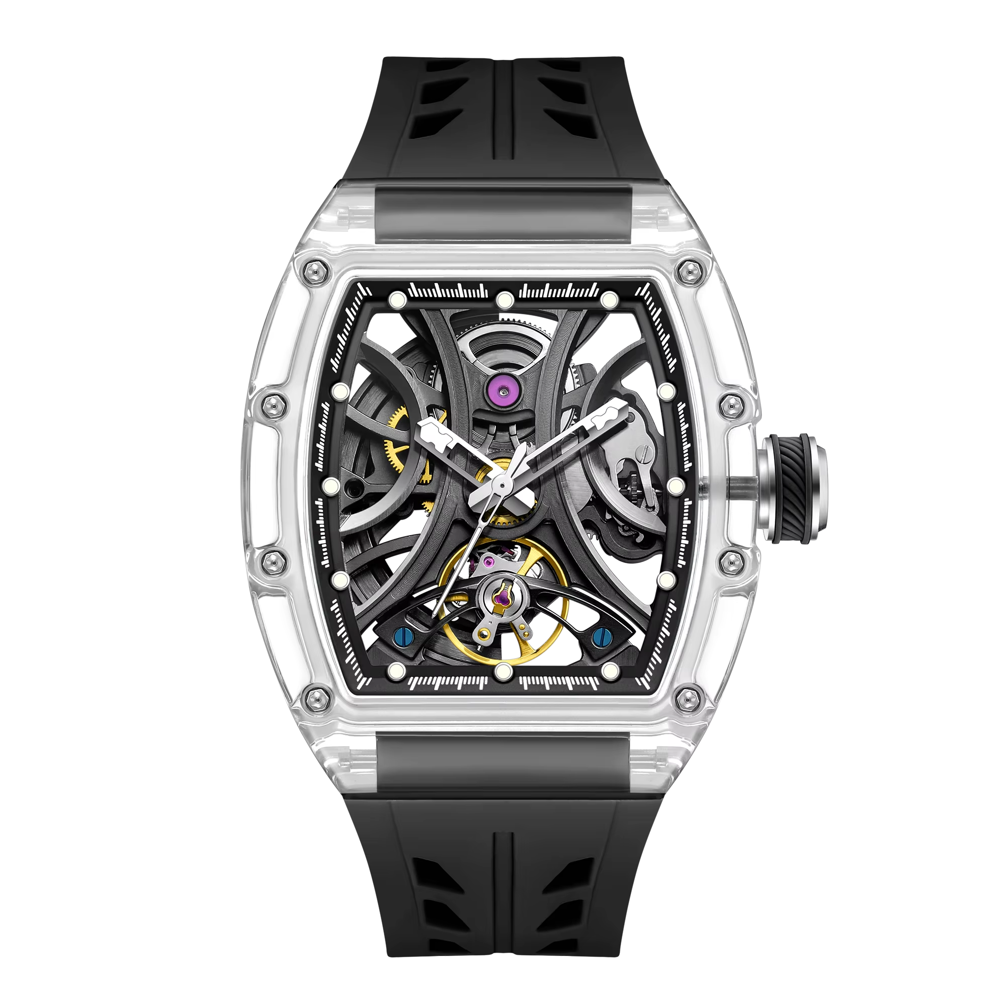 195G Skeleton Tourbillon Automatic Mechanical Watch