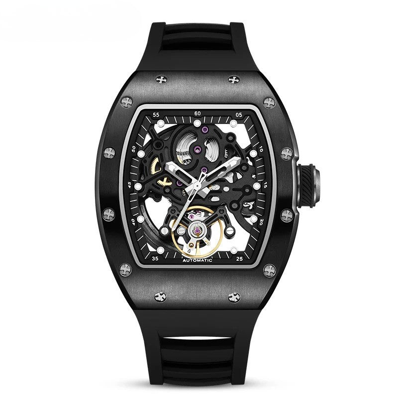 MEGIR 9-190G-12 Luxury Automatic Skeleton Watch – 30M