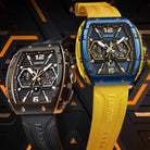 New Luxury Multi-Hand Chronograph Rubber Strap Waterproof Watch - Zavion Watches Store