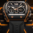 New Luxury Multi-Hand Chronograph Rubber Strap Waterproof Watch - Zavion Watches Store