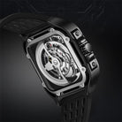 New Luxury Skeleton Dial Rubber Strap Automatic & Waterproof Watch - Zavion Watches Store