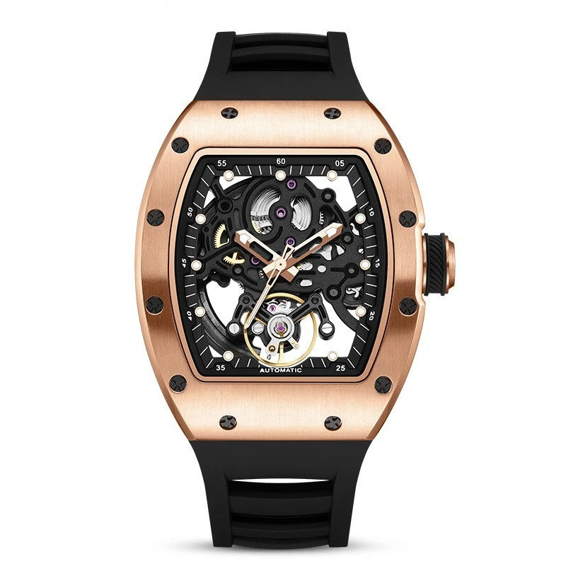 MEGIR 9-190G-12 Luxury Automatic Skeleton Watch – 30M