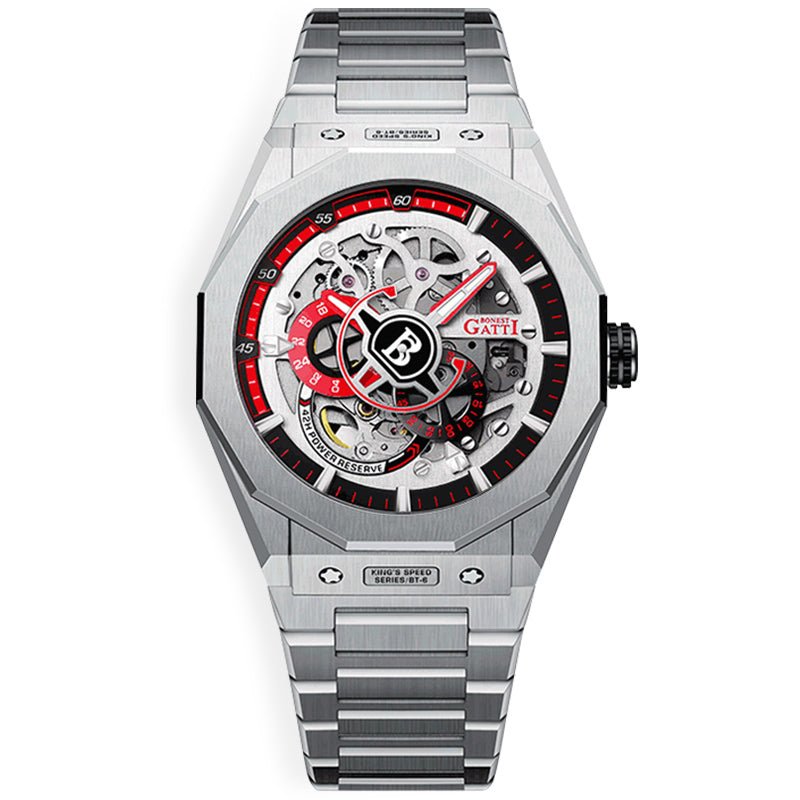 BONEST GATTI BG7601 Automatic Red - Zavion Watches Store