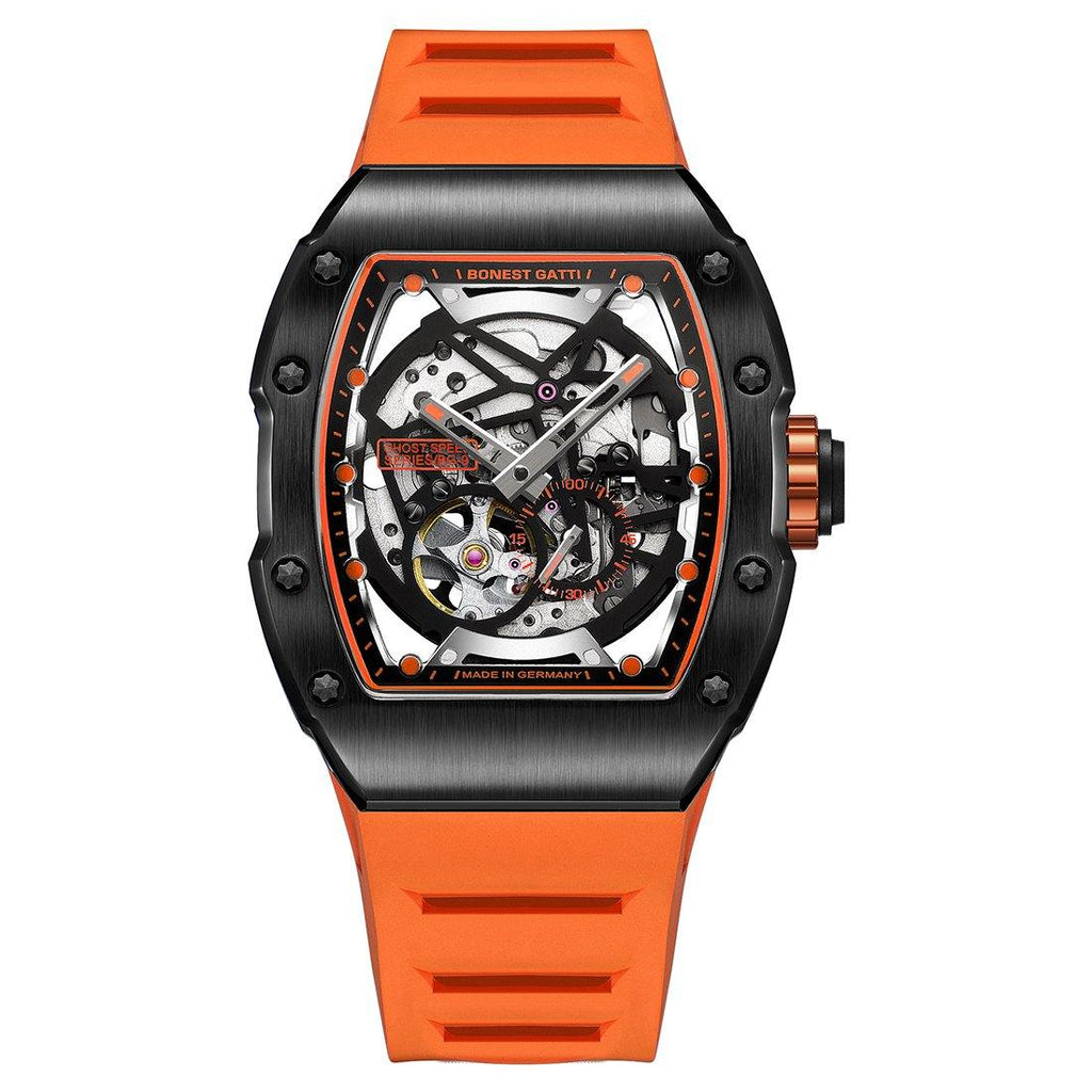 BONEST GATTI Ghost Speed Automatic BG9902 Orange - Zavion Watches Store