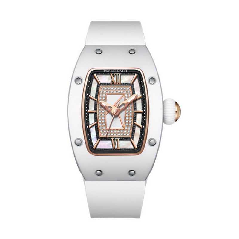 Classy Series - Ceramic BG9906-L1 White - Zavion Watches Store