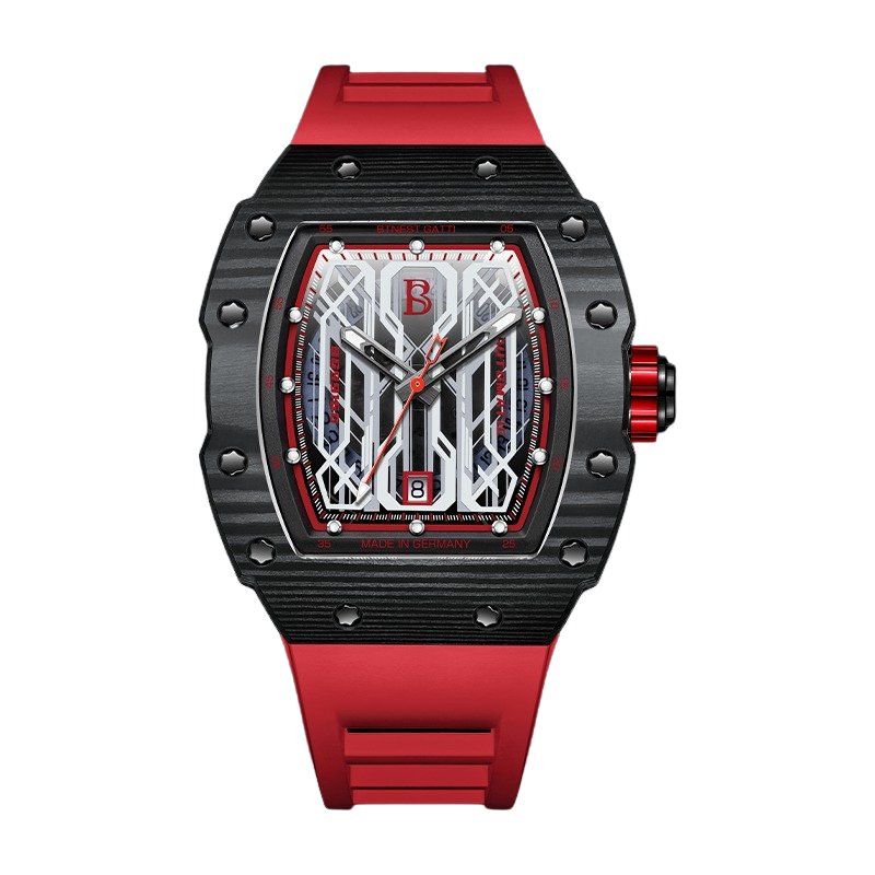 Explorer Series - Carbon Fiber BG9916 Red - Zavion Watches Store